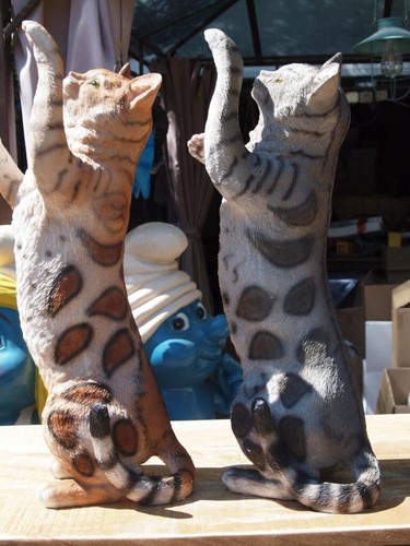 Katze deko figur stehend - katze,
