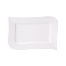 Speiseteller Porzellan Essteller Geschirr Teller Flachteller Rechteckig 31 cm
