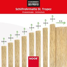 Sichtschutz Schilfrohrmatte dekorative Sichtschutzmatte Garten, Balkon Terrasse