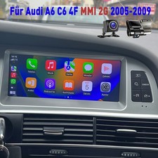 Für Audi A6 C6 4F MMI 2G 2005-2009 8.8" Android 14 Autoradio Carplay 6+128GB GPS