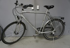 Framework Atlanta Herren Fahrrad Rad Aluminium silber 28 Zoll oldschool (A23-409