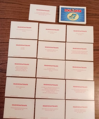 Monopoly kompletter satz - kompletter, 16