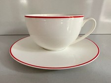 DIBBERN Fine Bone China SIMPLICITY Rot KAFFEETASSE (0,25l) mit Untertasse