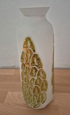 Vintage Opalglas Vase Weiß