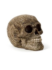 *NEU* Keltischer Damast-Totenkopf, Marmoreffekt, Skull, Marble Effect, Deko