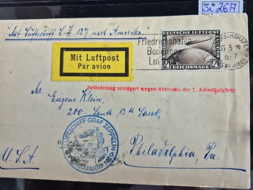 Zeppelin post amerika - post, 1.