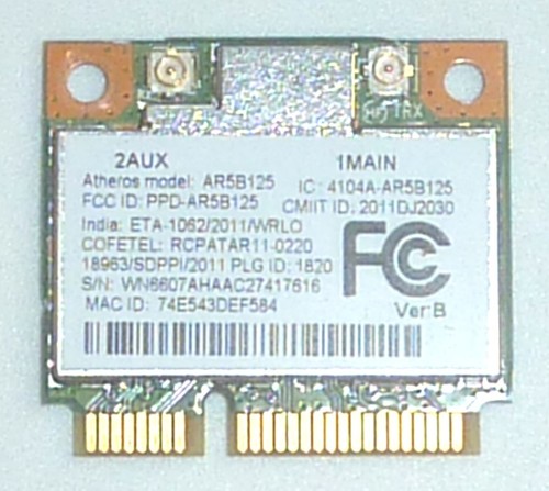Atheros pcie wlan - atheros, wlan-karte