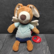 Sigikid Spieluhr Hase Plüsch Schutzengel Blau Ca. 28 cm Groß 