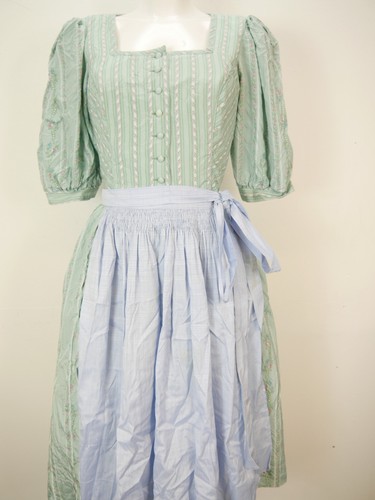 Salzburger dirndl grün - dirndl, seide