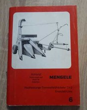 Mengele Trommel-Feldhäcksler TH2 Ersatzteilliste
