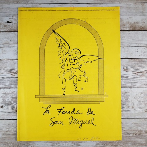 Restaurant menu fonda de - menu,