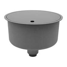 Edelstahl Küchenspüle rund