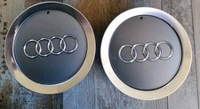 Original Audi 1 Stück von 2 Stück Alufelgen Nabendeckel 4 E 0 601 165 A Kappen