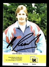 Uwe Reinders Autogrammkarte