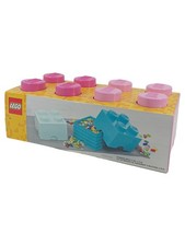 LEGO Aufbewahrungsbox Pink Stapelbar Kinder Spielzeug Ordnung Stein Design