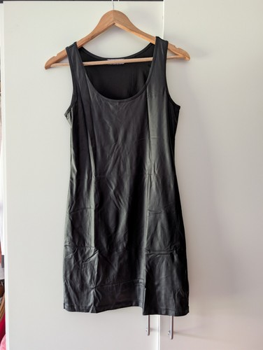 Kleid ajc lederoptik - ajc, schwarz