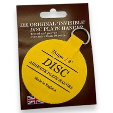 100mm 4" Scheibenaufhänger Wandhänger selbstklebend unsichtbar Bildhaken
