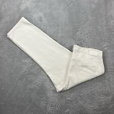 Lauren Ralph Lauren Damen Stoffhose Jeans Gr.14 W37 L28 weiß Patchwork tapered