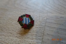 Brosche Pin, Bayern Kreuz Ø2cm