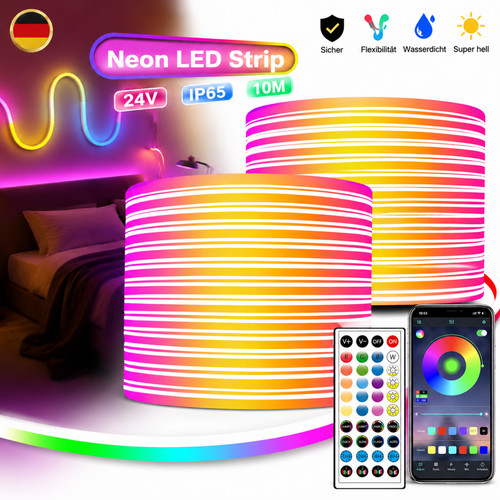 Neon led strip rgb 10m - strip,