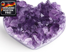 Amethyst druse herz - amethyst,