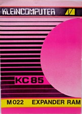 ROBOTRON KC85 -- EXPANDER RAM M022 (VEB - MANUAL) #2DE