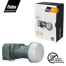 Fuba DEK 217 Twin LNB LNC 2 Teilnehmer Receiver FULL HD TV 3D 4K 8K Ultra UHD
