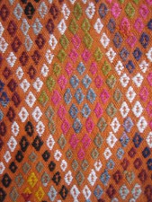 Schöner türkischer Kelim Suffra Soffra Esstuch - Antik