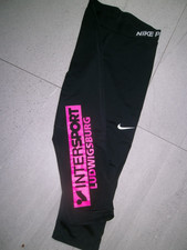 Sporthose 3/4 Gr. M/L von Nike Pro Schwarz + Pink