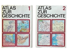Atlas zur Geschichte Band 1 und 2 gebundene Ausgabe Zustand gut