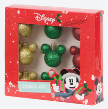 Disney Mickey Minnie Maus Weihnachtsbaumkugeln Weihnachtsdeko Set 9 Stück ❤️