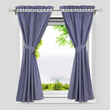 2 Stück Vorhänge Dekoschals