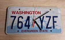 USA US Nummernschild LICENSE PLATE PKW LkW UHR WANDUHR WOHNUNG Washington V8 CAR