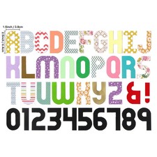 Mini-Alphabet-Stanzbrett Bastelwerkzeug Buchstaben Zahlen Partydeko