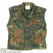ORIGINAL BUNDESWEHR SURVIVAL WESTE FLECKTARN BW ANGLERWESTE OUTDOOR JAGDWESTE