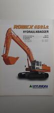 Hyundai Construction: Robex 450 Lc Hydraulikbagger (Falt-Prospekt); ca.1990