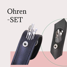 Ohrreiniger Set Edelstahl Ohrlöffel Reinigung Spiral Ohrenschmalz Entferner
