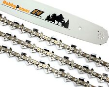 Schwert + 3 Ketten Vollmeißel für Stihl 026 AV MS 260 45 cm 325" 74 TG 1,6 mm