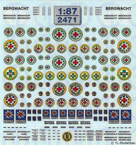 2471 decals bergwacht - -,