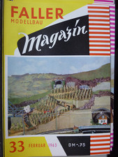 Faller Modellbau Magazin Nr 33 Februar 1963