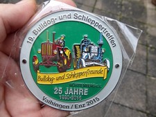 Plakette - Badge Plakette Bulldog- und Schleppertreffen Vaihingen Enz 2015