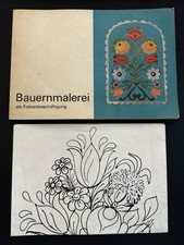 BAUERNMALEREI ALS FREIZEITBESCHÄFTIGUNG Buch mit Vorlagen Heinrich Wagner & Co