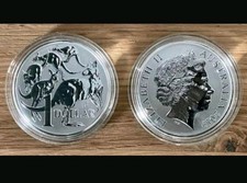 1 oz Silber Australien Mob of