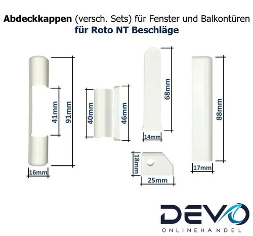 Roto abdeckkappenset - nt,
