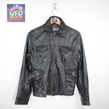 Jean Paul Gaultier Lederjacke Herren XS EU 40 Schwarz Moto Biker Vintage Y2K
