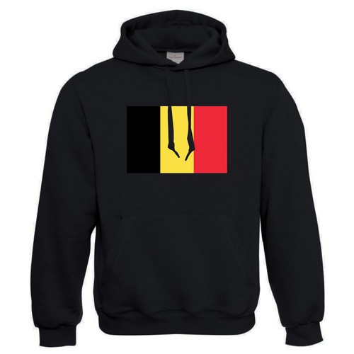 Eaks hoodie belgien flagge - eaks®,