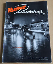 Motor Rundschau 2/1953 Ford