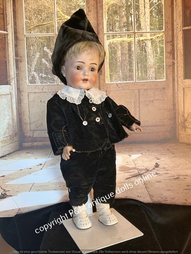 Antike porzellankopfpuppe r - antike, porzellankopfpuppe: