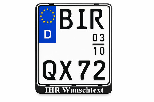 Motorrad kennzeichenhalter - 1x,