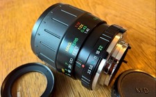 Soligor AF 100mm 1:3.5 Macro Minolta-A Zubehörpaket: Adapter MD-Sony E-Mount NEX